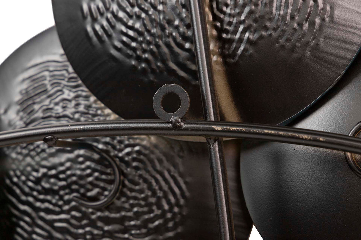 Ornamento de parede de metal 75x7x77 cm