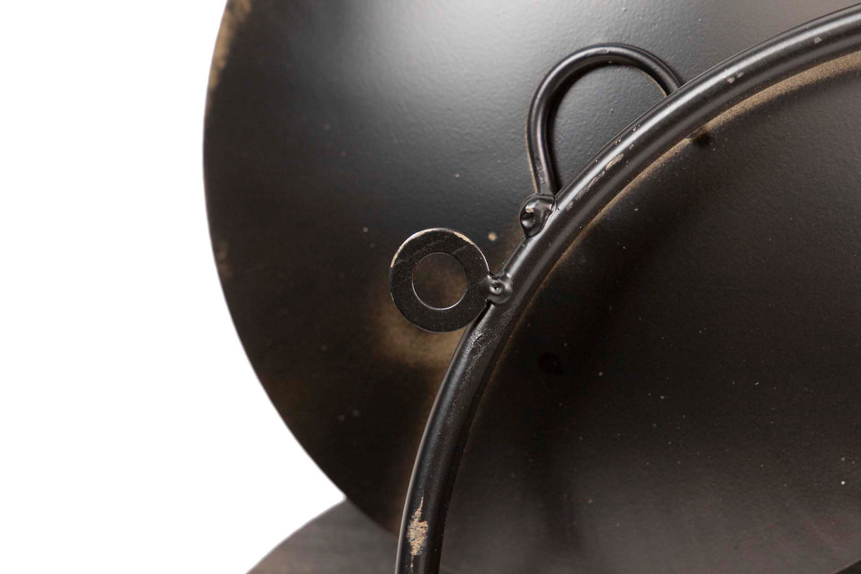 Ornamento de parede de metal 75x7x77 cm