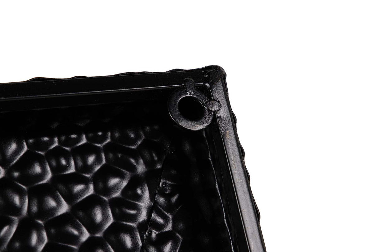 ADORNO PARED METAL BLANCO GRIS 50x6x90 CM