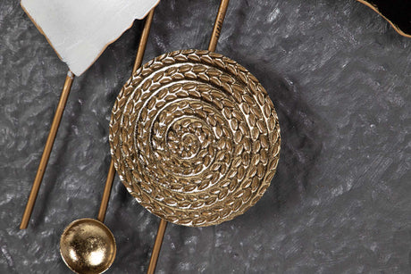Graue Metallwand Adorno 51x7x74 cm