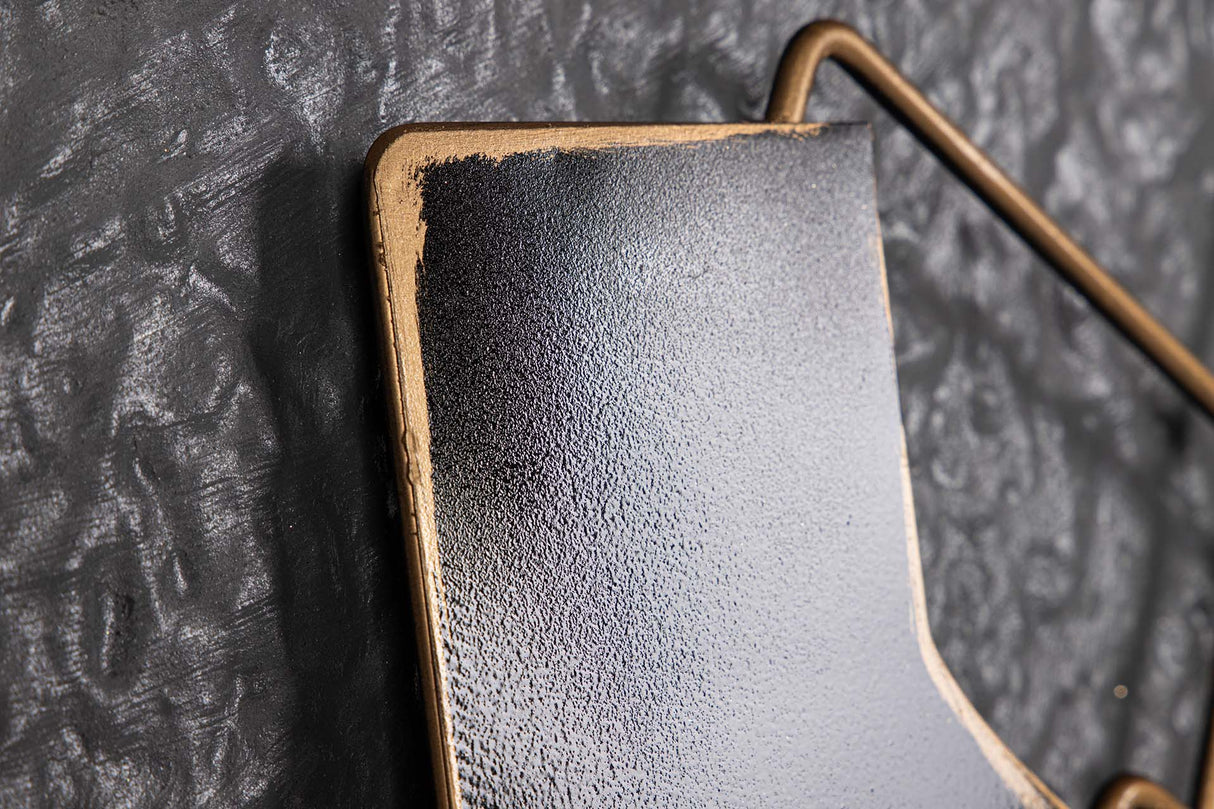 Graue Metallwand Adorno 51x7x74 cm