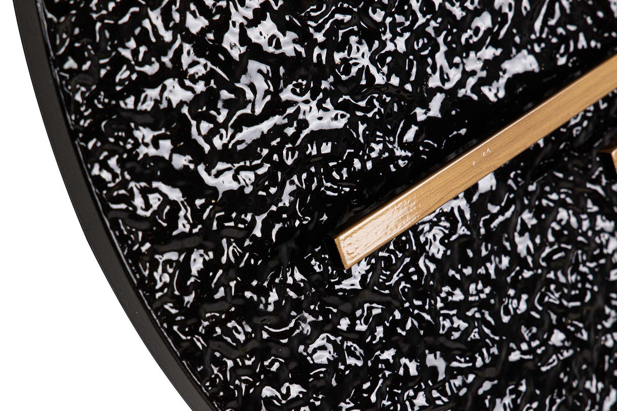 ADORNO PARED METAL DORADO NEGRO 83x8x53 CM