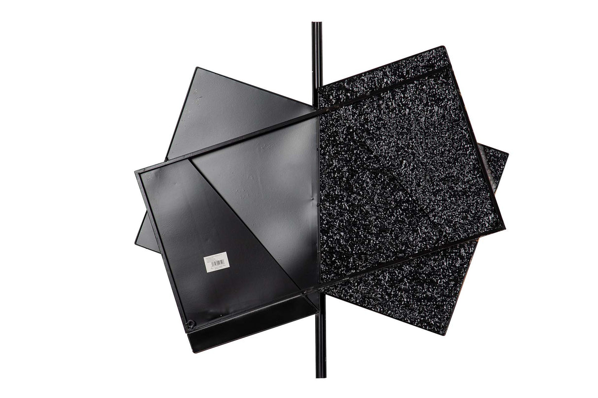 ADORNO PARED METAL DORADO NEGRO 98x5x88 CM