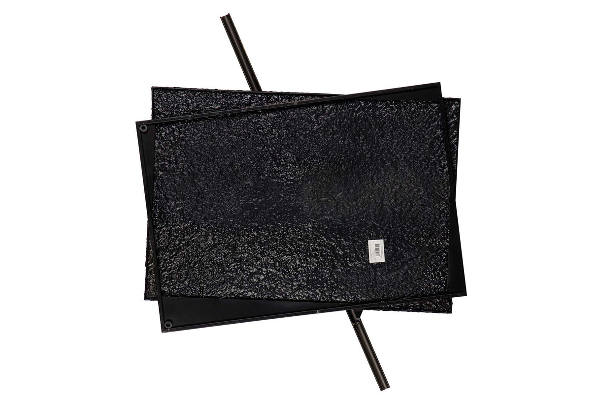 ADORNO PARED METAL GRIS DORADO 88x6x104 CM