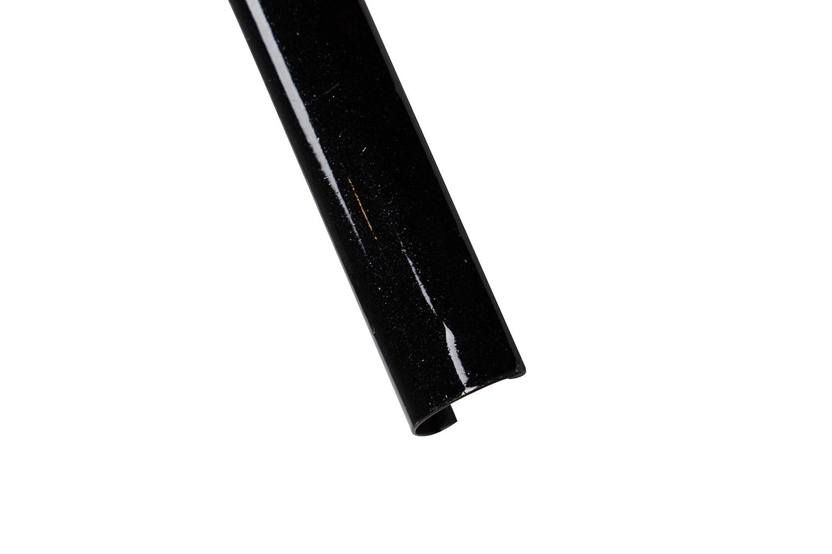 Black Metall Metall -Wand 66x6x81 cm