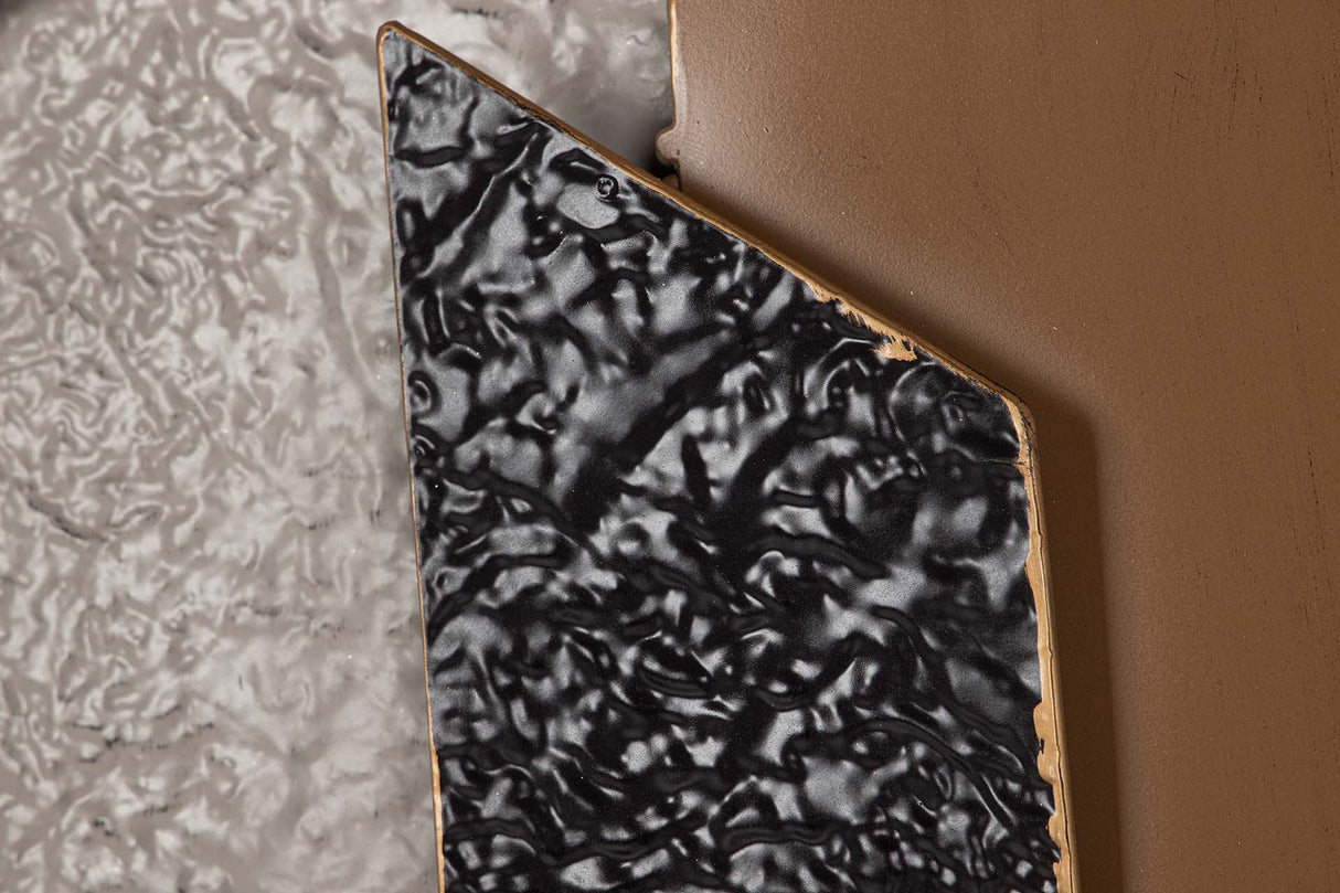 Braune graue Metallwand oder