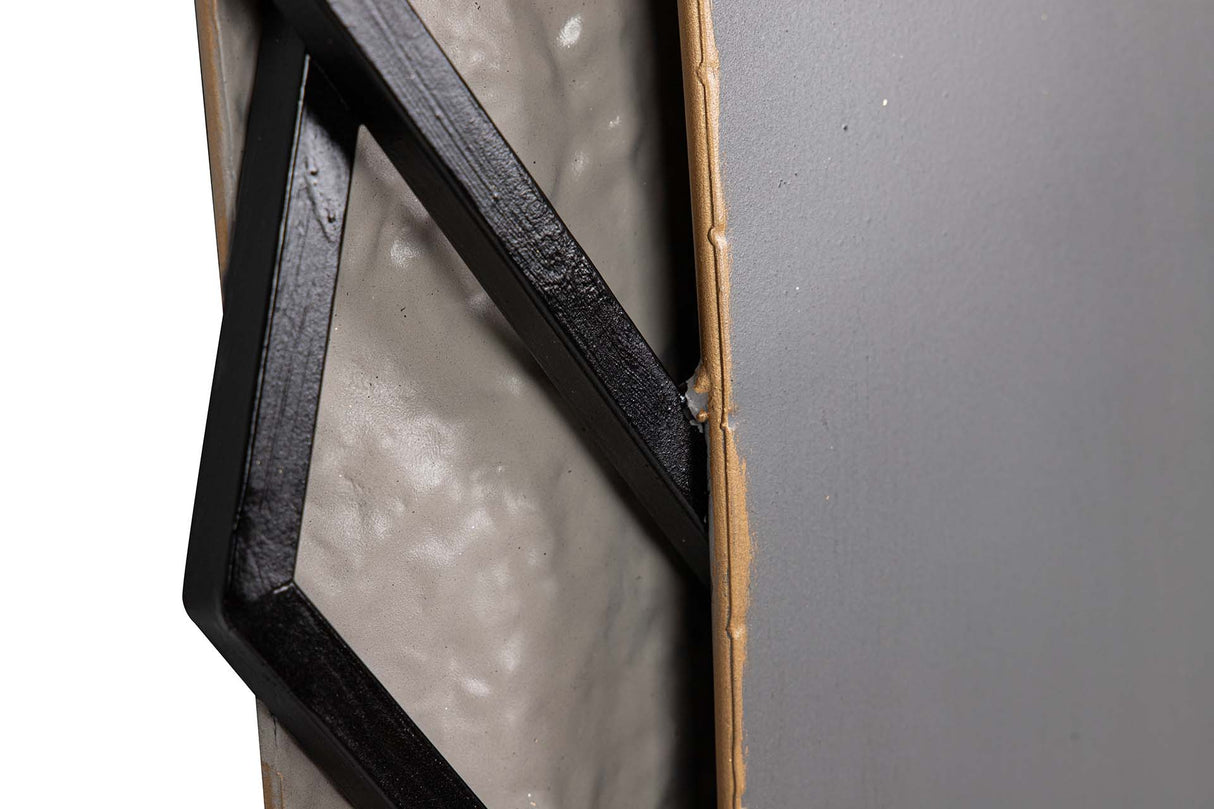 Braune graue Metallwand oder