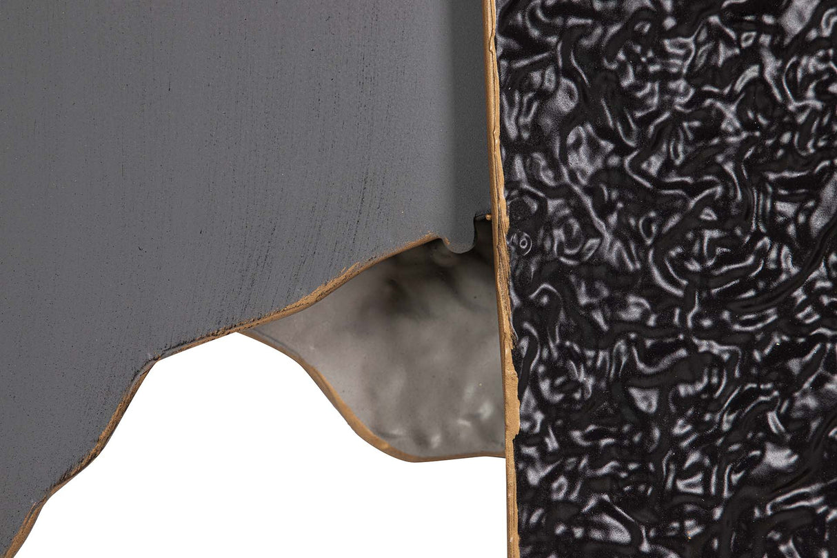 Braune graue Metallwand oder