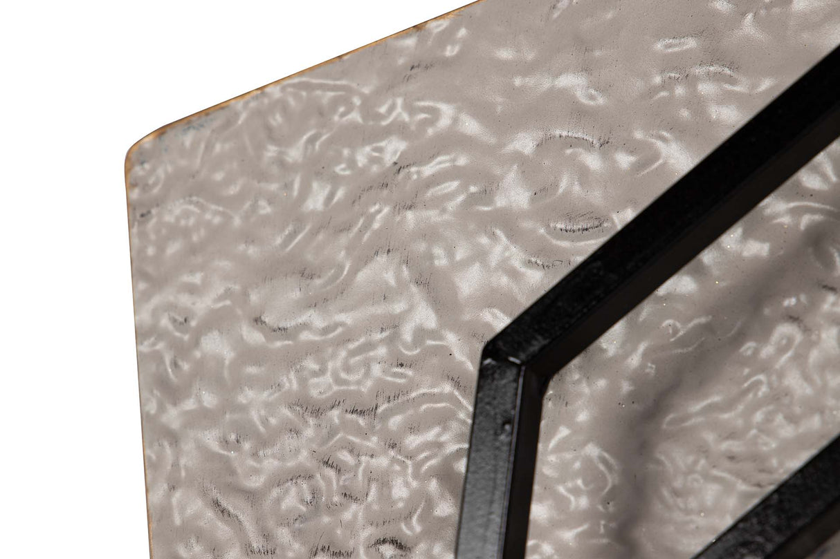 Braune graue Metallwand oder