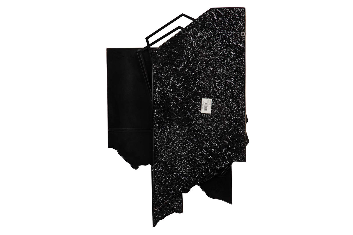 Braune graue Metallwand oder