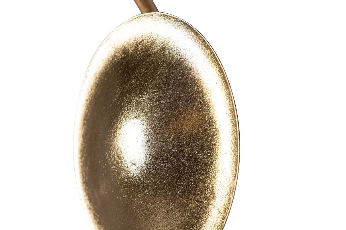 ADORNO PARED METAL BLANCO NEGRO 71x6x59 CM