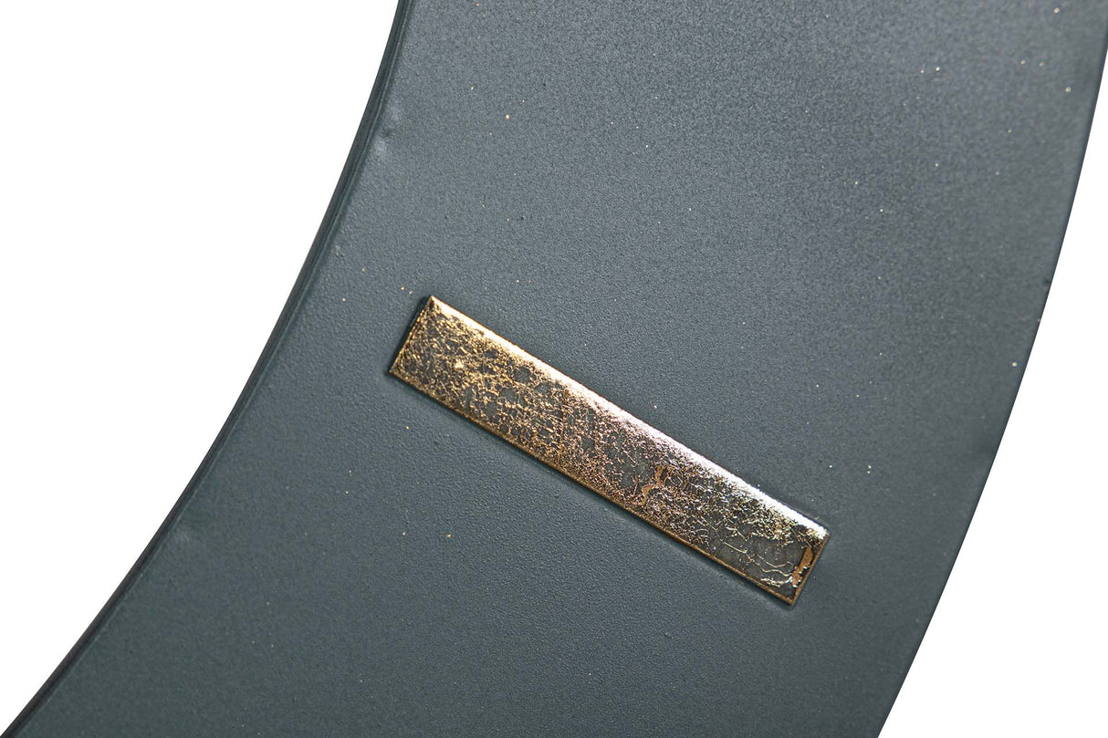 Goldene graue Metallwand 59x4x71 cm