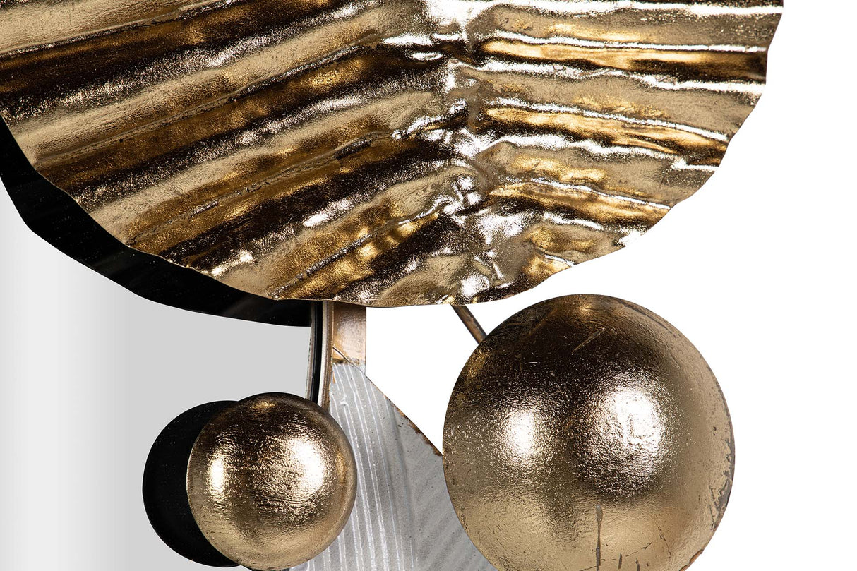 Mur mur mirjo gris blanc 80x8x71 cm