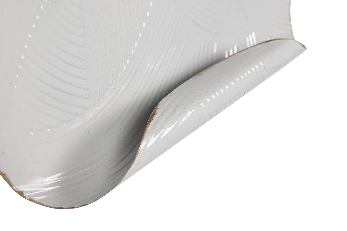 Mur mur mirjo gris blanc 80x8x71 cm