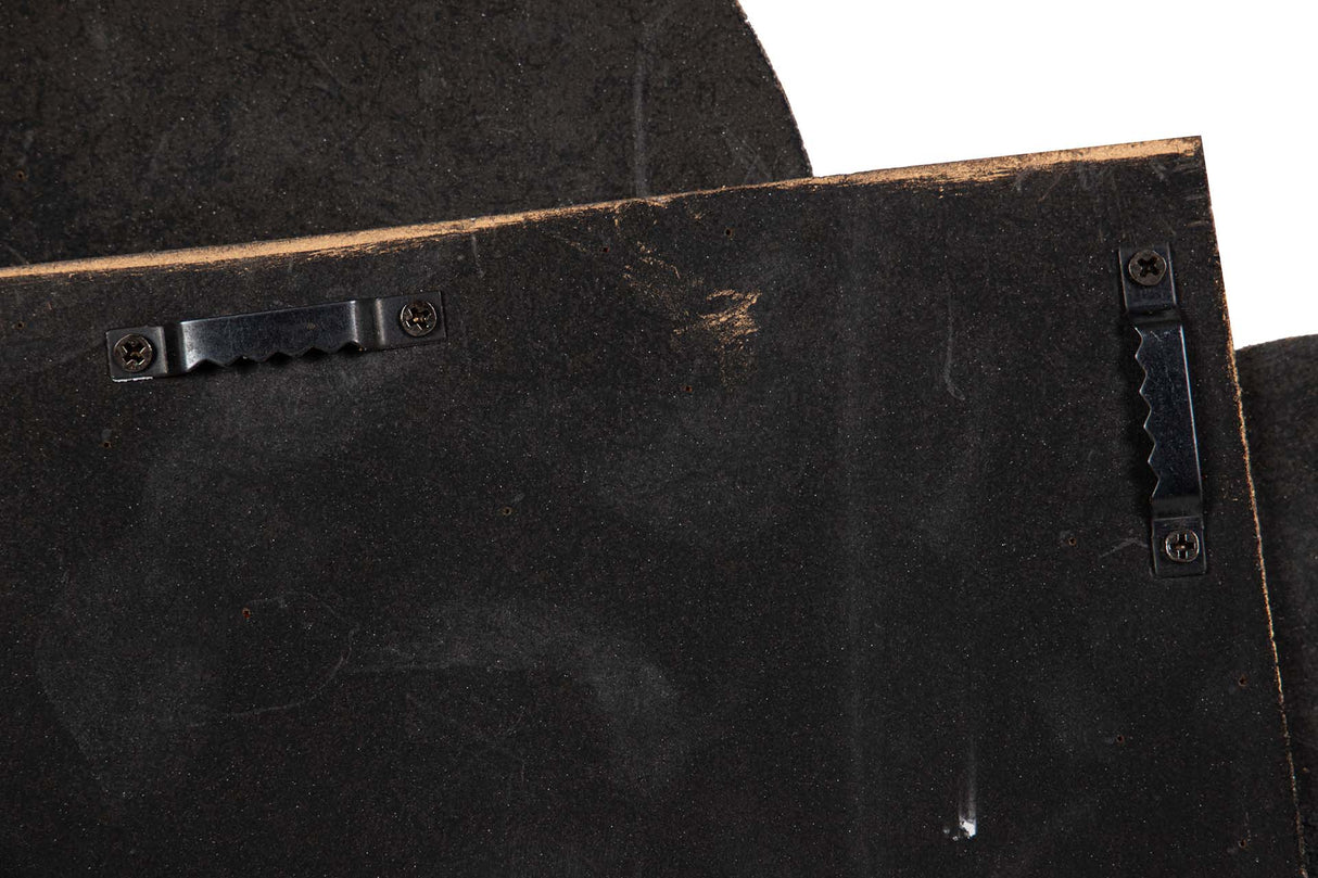 Mur métal brun beige 40x3x66 cm