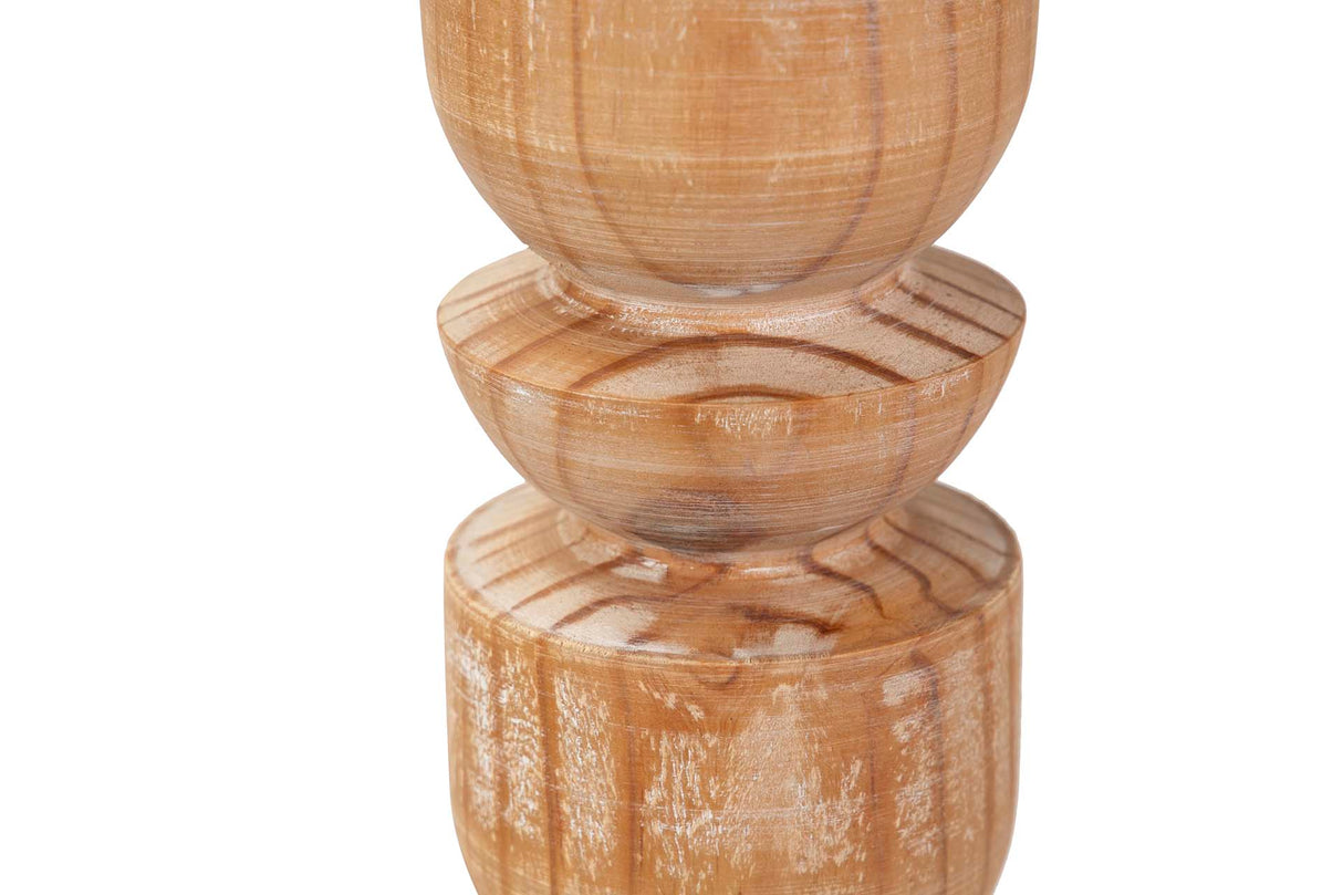 Contos marrons de madeira marrom 11x11x41 cm