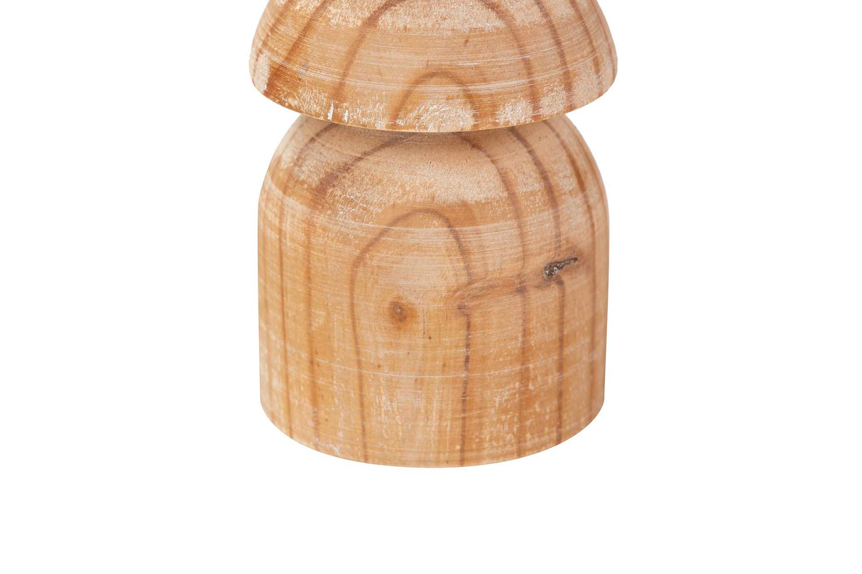 Contos marrons de madeira marrom 11x11x41 cm