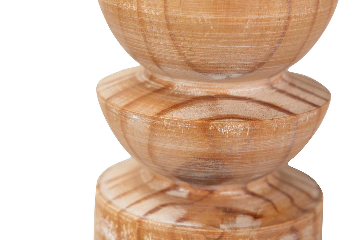 Contos marrons de madeira marrom 11x11x41 cm