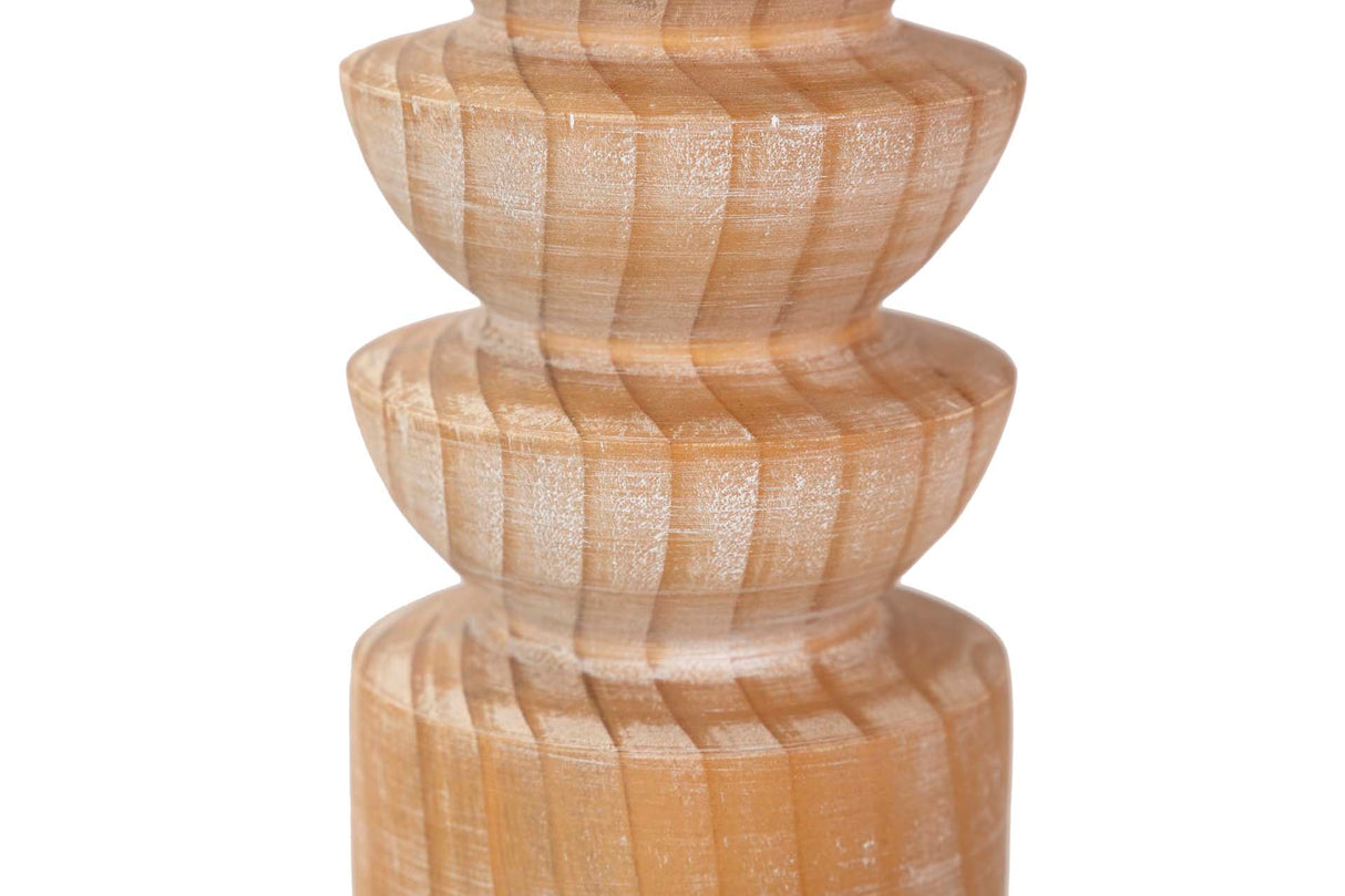 Contos marrons de madeira marrom 11x11x50 cm