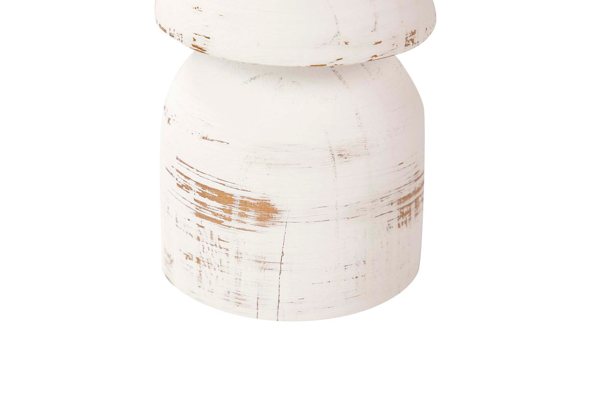 Porta de madeira branca 11x11x41 cm