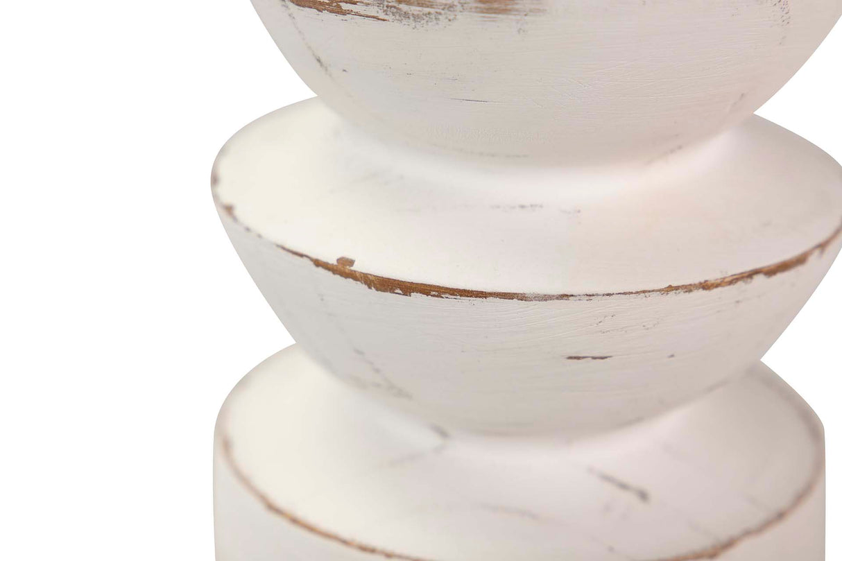 Porta de madeira branca 11x11x41 cm