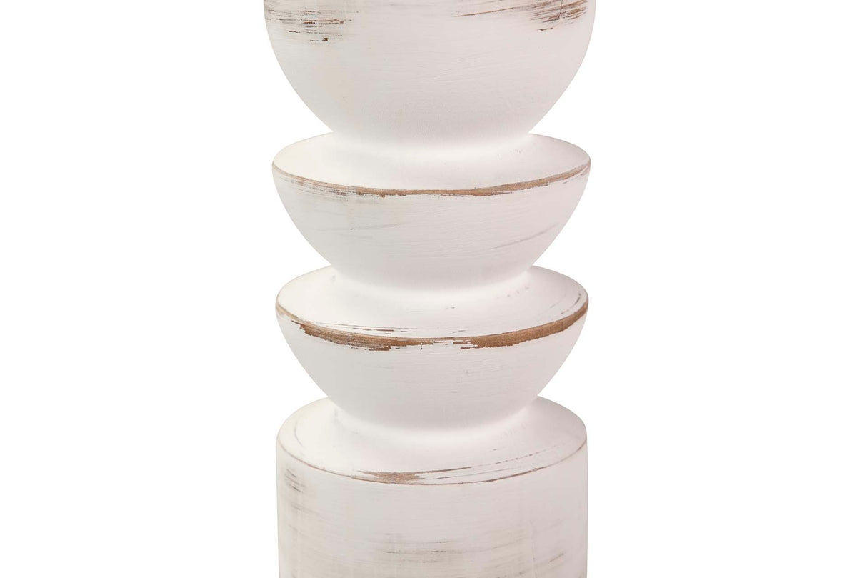 Porta de madeira branca 11x11x50 cm