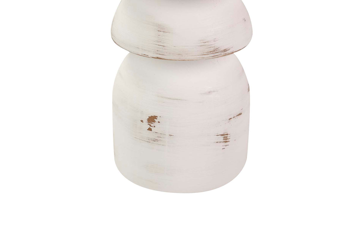 Porta de madeira branca 11x11x50 cm