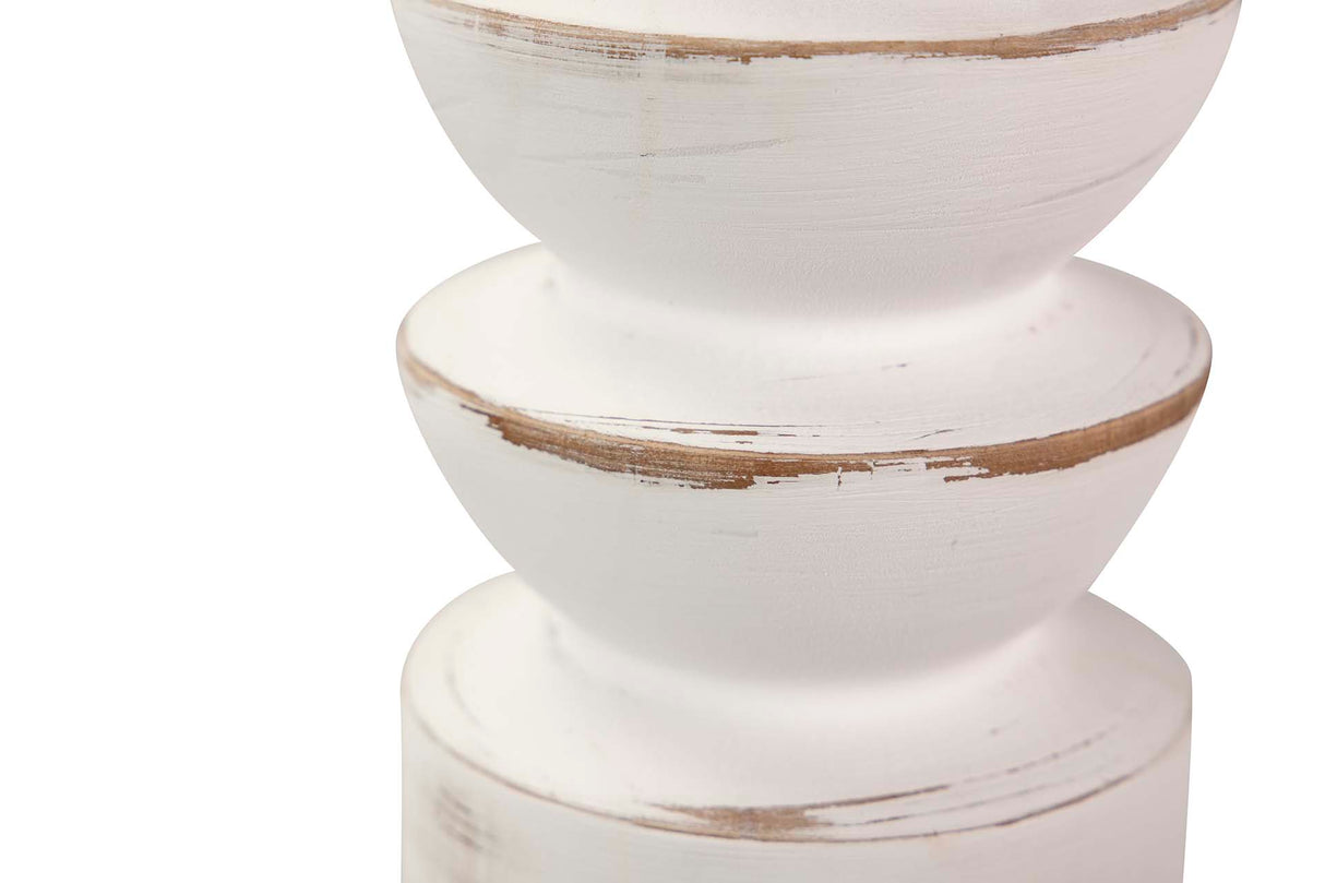 Porta de madeira branca 11x11x50 cm