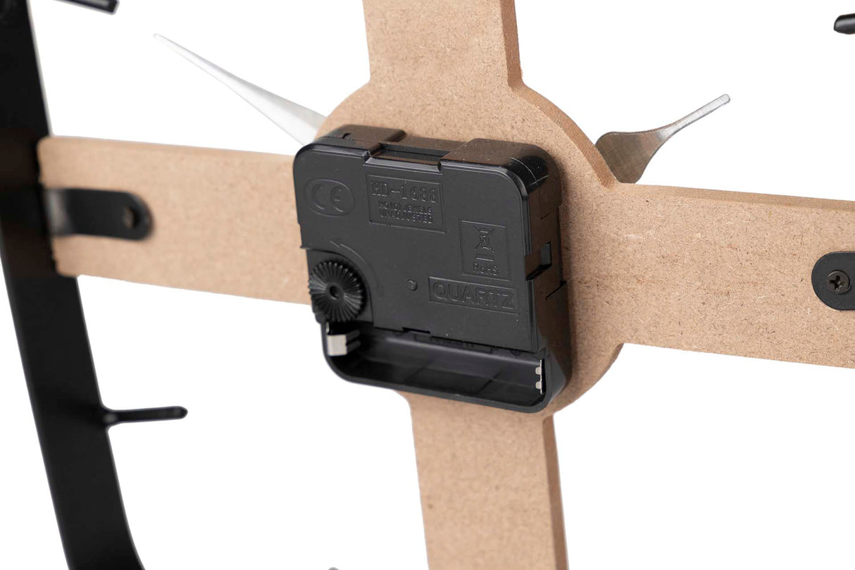 Tabela de metal de madeira 23x2,5x23 cm