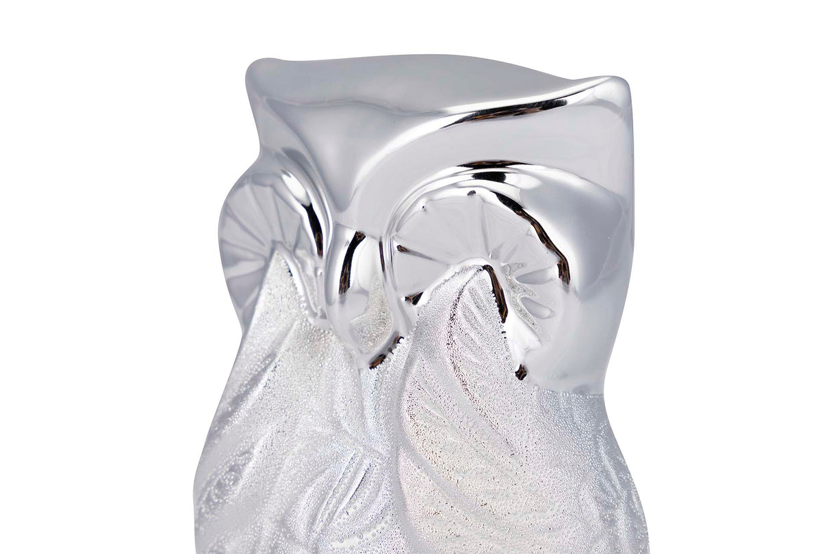 Silver Ceramic Buho 10x9x18 cm
