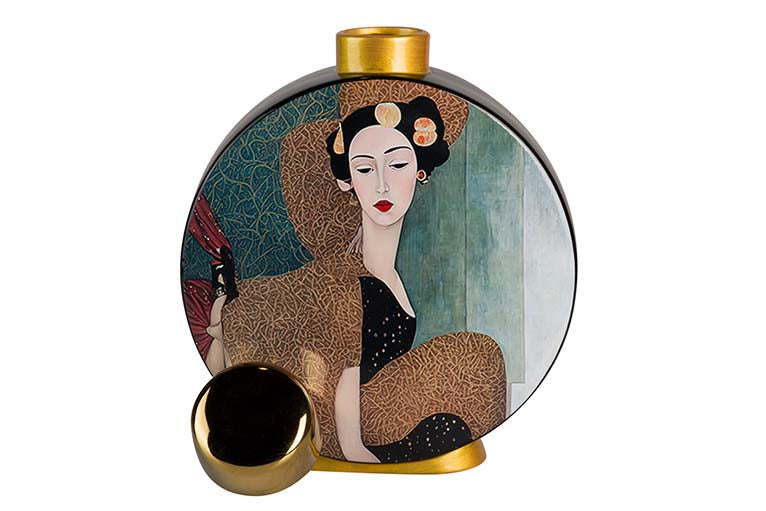 Keramik Tibor Frau 23x8x28 cm