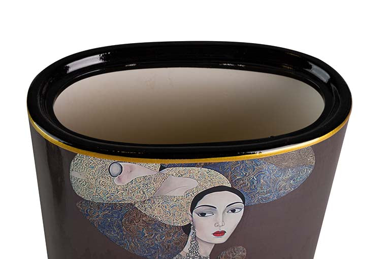 Keramik Tibor Frau 21x11x38 cm