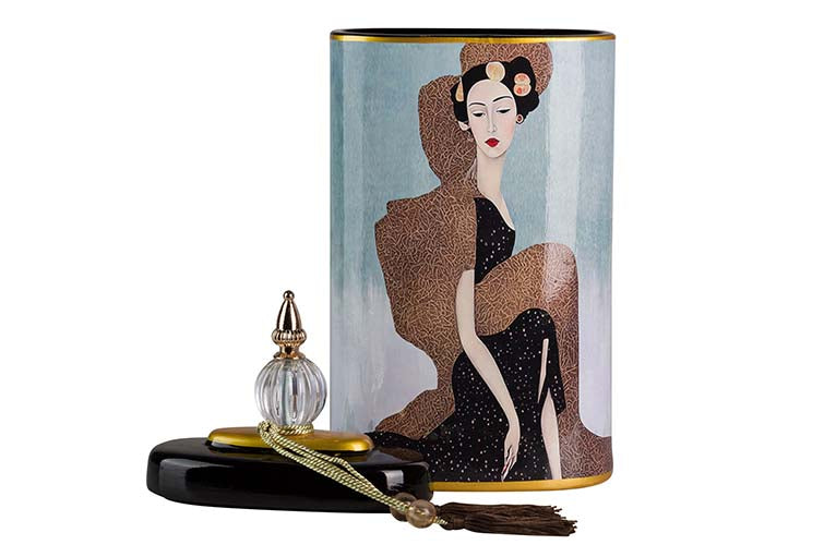 Céramique Tibor femme 20x11x47 cm