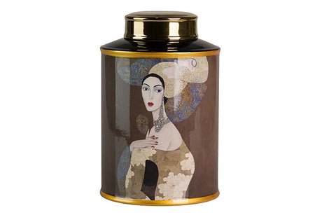 Céramique Tibor femme 16x16x27 cm