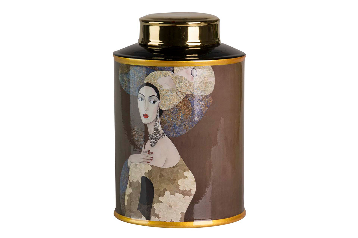 Keramik Tibor Frau 16x16x27 cm