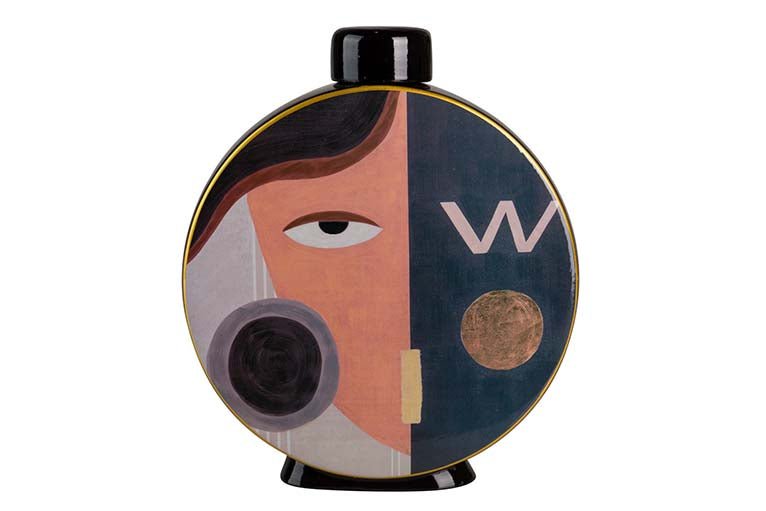 Keramik Tibor Gesicht 28x8x33 cm