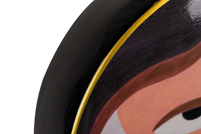 Keramik Tibor Gesicht 28x8x33 cm