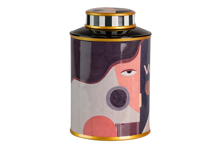 Keramik Tibor Face 16x16x27 cm