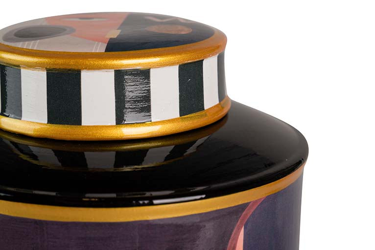 Keramik Tibor Face 16x16x27 cm