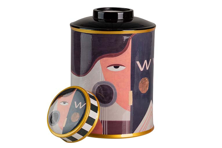 Keramik Tibor Face 16x16x27 cm