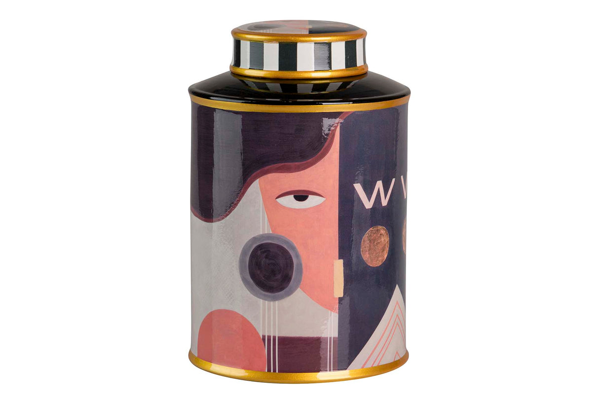 Keramik Tibor Face 16x16x27 cm