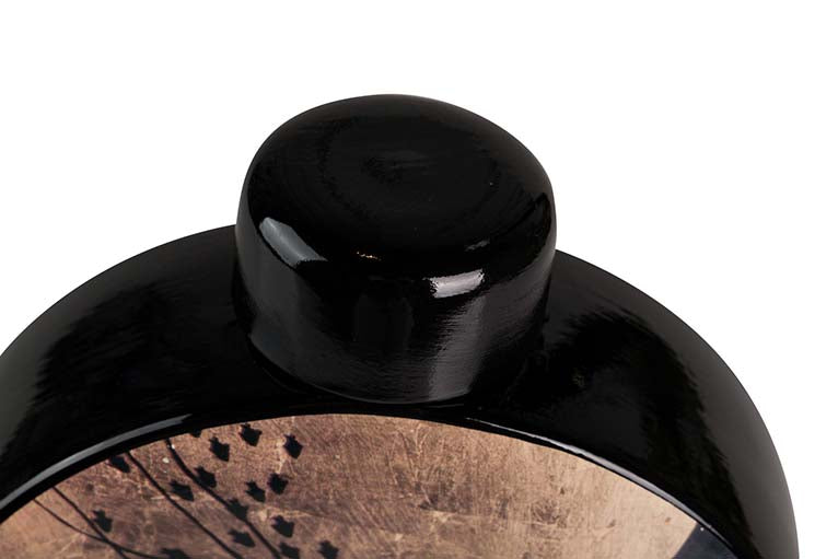 Céramique Tibor femme chapeau 23x8x28 cm