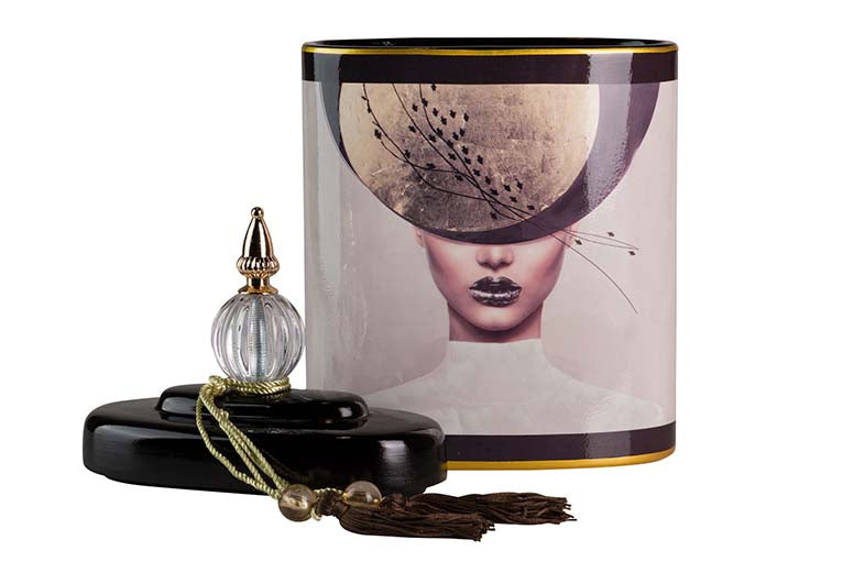 Céramique Tibor Woman Hat 21x11x38 cm