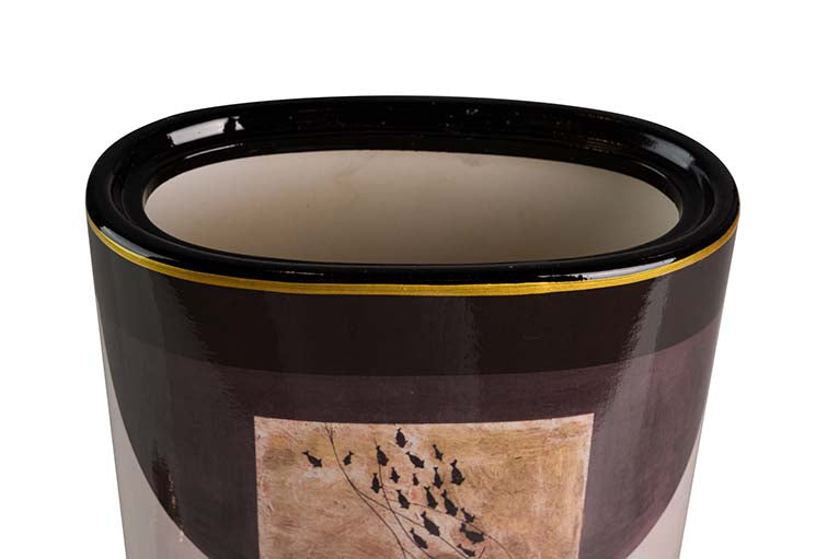 Keramik Tibor Frau Hut 20x11x47 cm