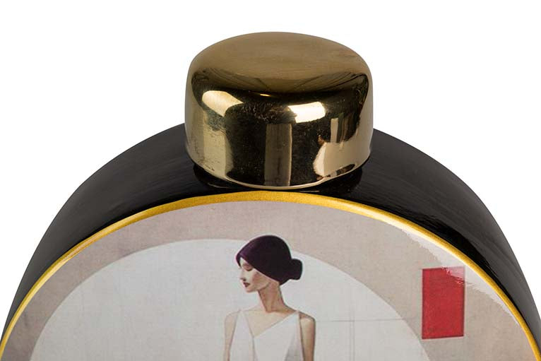 TIBOR CERÁMICA MUJER VESTIDO 23x8x28 CM