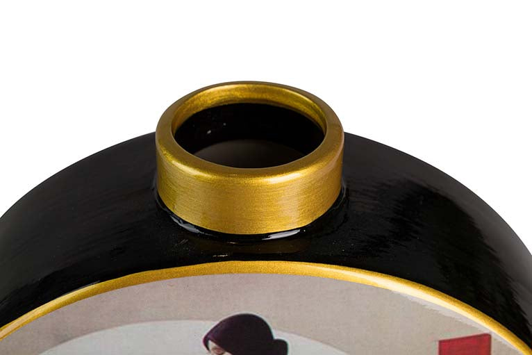 TIBOR CERÁMICA MUJER VESTIDO 23x8x28 CM