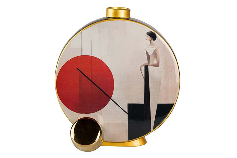 Ceramic Tibor Woman Dobule 28x8x33 cm