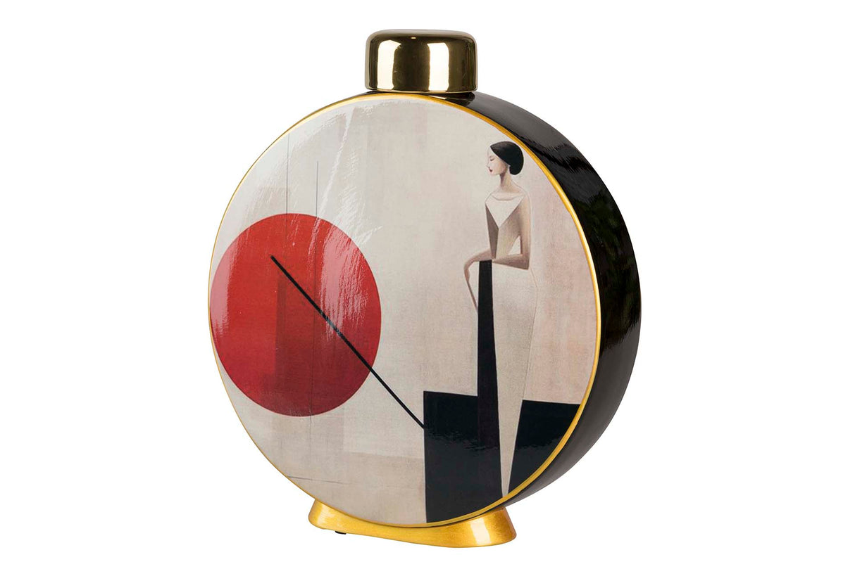 Ceramic Tibor Woman Dobule 28x8x33 cm