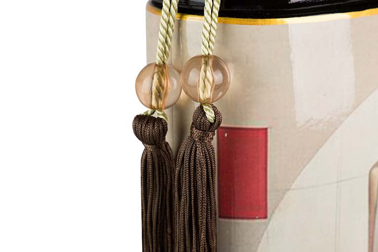 Keramik Tibor Frau Kleid 20x11x47 cm