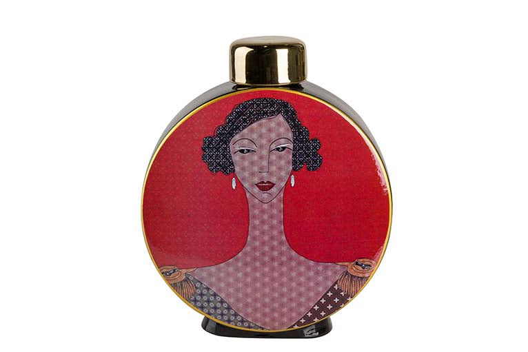 Céramique Tibor femme 23x8x28 cm